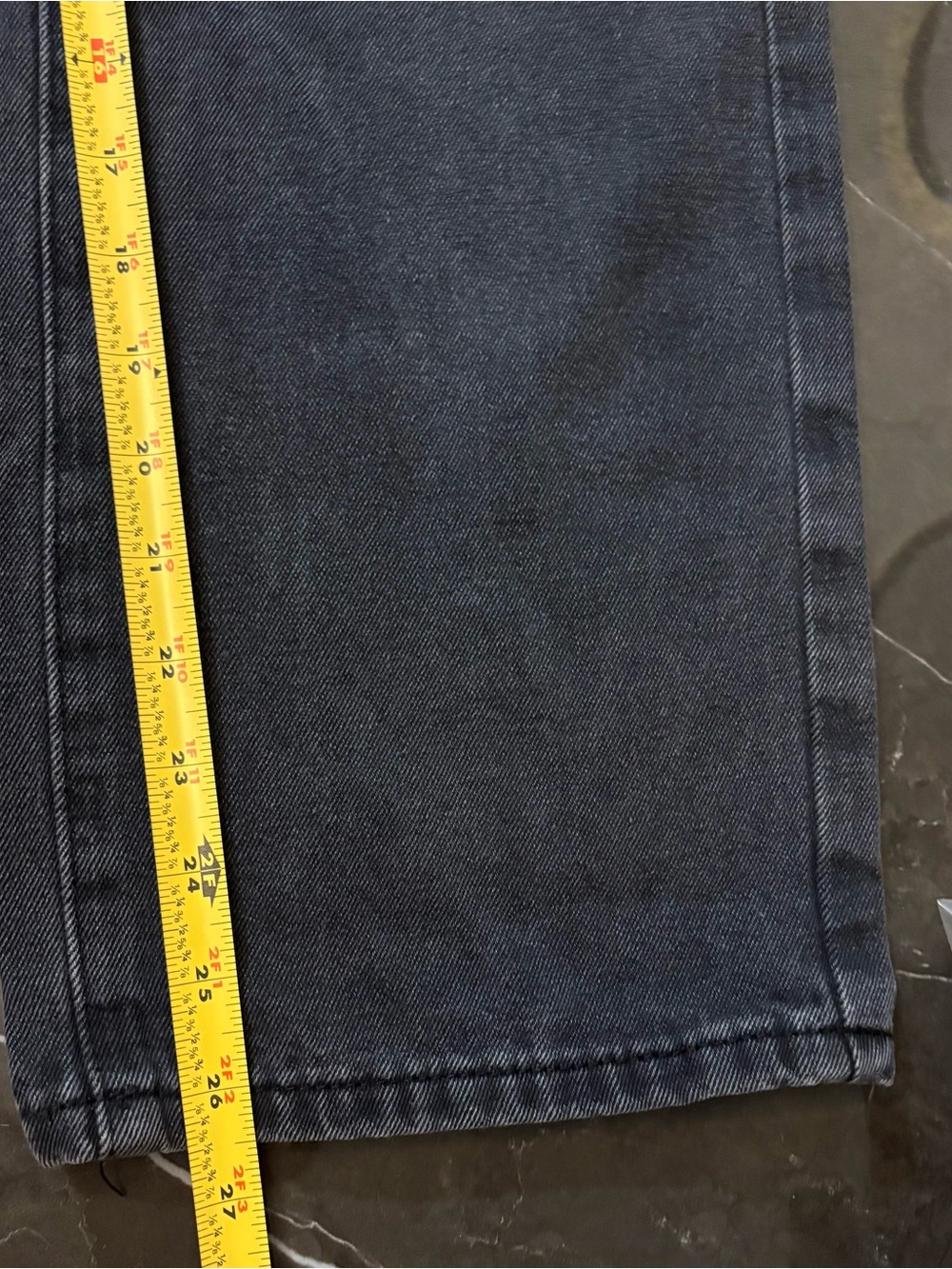Cider Black High-Rise Wide-Leg Jeans Women’s XS | 90s,Baggy,Grunge,Whimsygoth, - Picture 9 of 11